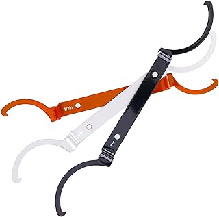 3pcs Conduit Lockout Wrench Set, 1/2&3/4&1in Coilover Wrench Loosen or Tighten Locknuts C-Shape Spanner Wrench for Tight Spaces Tightening Or Loosening Lock Nuts