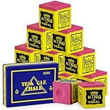 flintronic 12 Pezzi Gessetti da Biliardo, Gessetti da Biliardo e Snooker Professionale, Ge...