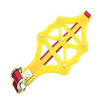 Generic Quelima Safe Guarding Car Snow Tire Chains Universal Yellow Steel Security Anti Slip Tire Snow Chains