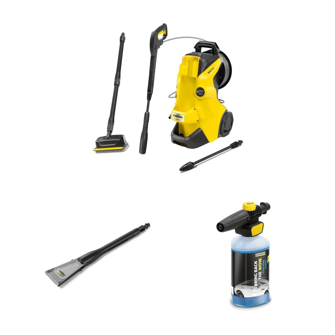 Amazon | ケルヒャー(Karcher) 【洗車セット】高圧洗浄機 K4プレミアム