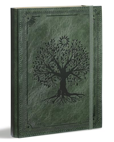 Carnet de notes en cuir A5 à offrir pour femme avec index