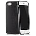 Produktbild QUADOCTA Case für iPhone 7 (4,7") Thin Fit Hülle Kunstleder Tasche für Apple iPhone 7, Schutzhülle Bumper mit Soft Feel Coating in schwarz - iPhone7 Cover