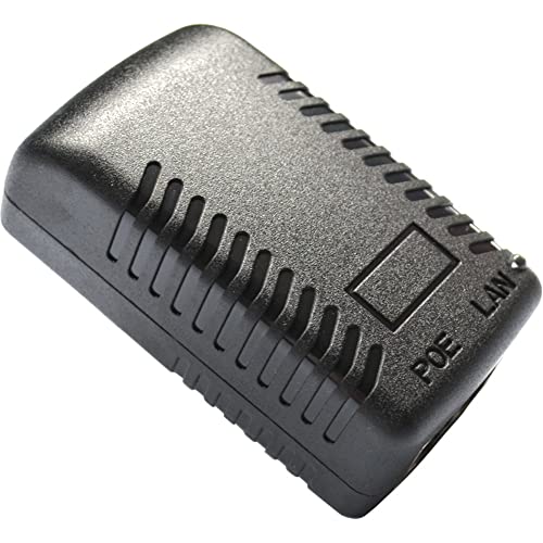 Inyector Passive PoE JacobsParts 48 V 0,5 A 24 W IEEE 802.3af para cámaras IP, teléfonos y puntos de acceso WLAN (paquete de 2 unidades) miniatura 4