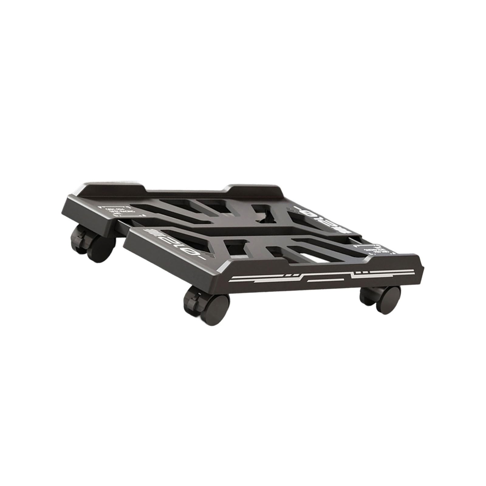 Computer Tower Stand Metal Rolling Holder Adjustable Mobile CPU Under Desk Towers Stand for Most Adjustable Computer Tower Host Mount