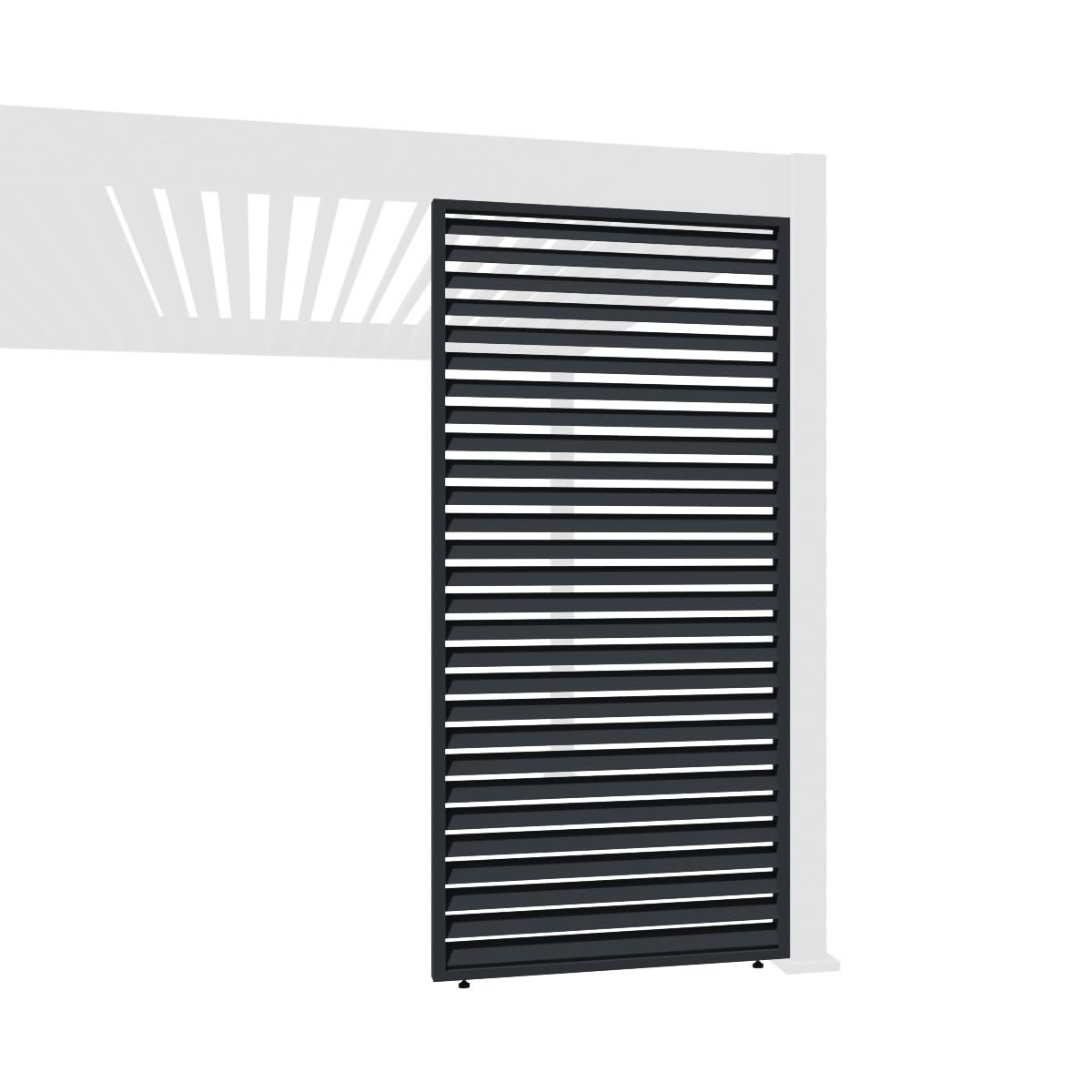 Weide Horizontale Lamellenwandpaneel Zubehör für Weide Pergola