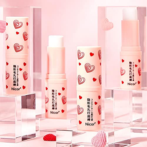 Invisible Pore Stick, Primer Stick Invisible Pore, Long Lasting Hydrating Smoothing Isolated Moisturizing Oil Free Effect Make Up Base For Oily Skin #TOP6