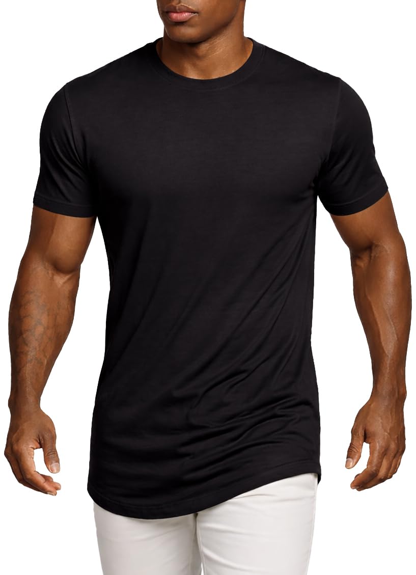 Leif Nelson T-Shirt Herren Sommer Mit Rundhals-Ausschnitt, Regular Fit Aus 100% Baumwolle, Basic Männer T-Shirt, Casual