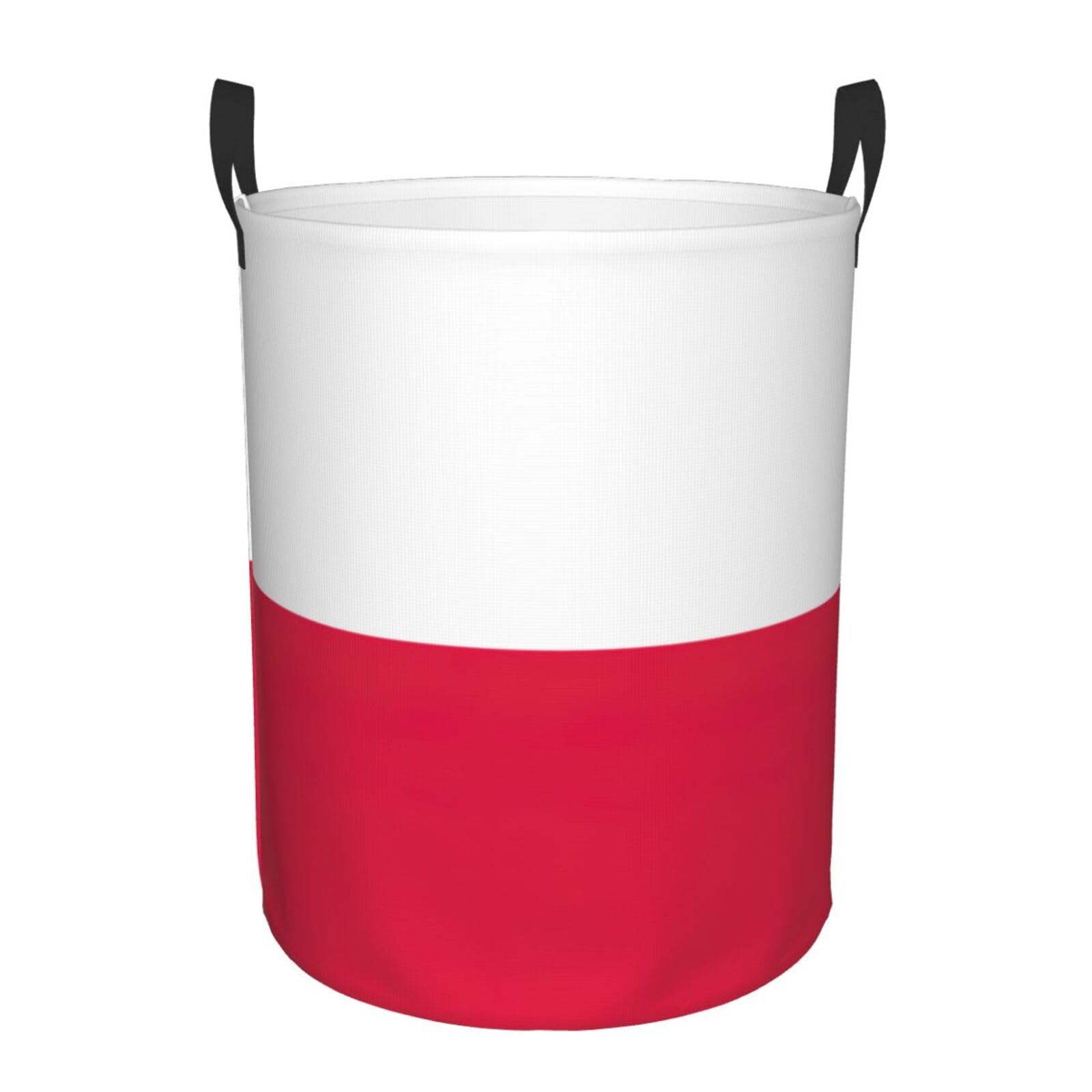 Panier à linge imprimé Pologne pour ranger vos couvertures