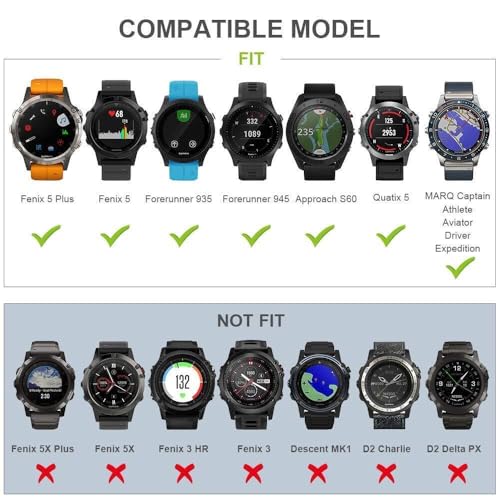 Bracelet Fenix 6 titane 22mm, résolvez les irritations du silicone avec style - 5