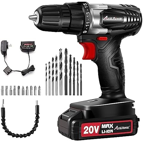 AVID POWER 20V Cordless Drill Cover