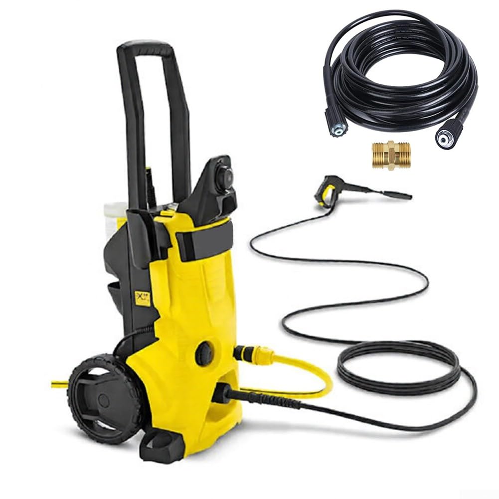 Tubo di prolunga per idropulitrice Karcher, 10/15 m M22-14, connettore in rame, tubo ad alta pressione per la pulizia dell'acqua della macchina (15 m)