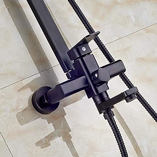 Pomme de douche bronze résistant au calcaire avec levier simple pour débit stable - 3