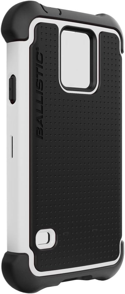 Ballistic Tough Jacket Case Maxx for Samsung Galaxy S5 - Retail Packaging - Black/White