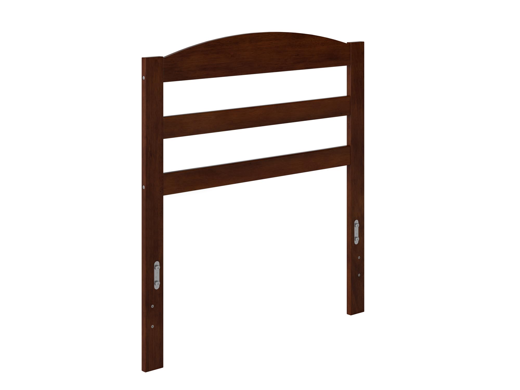 AFI Warren Twin Size Wood Headboard with Attachable Charger in Walnut