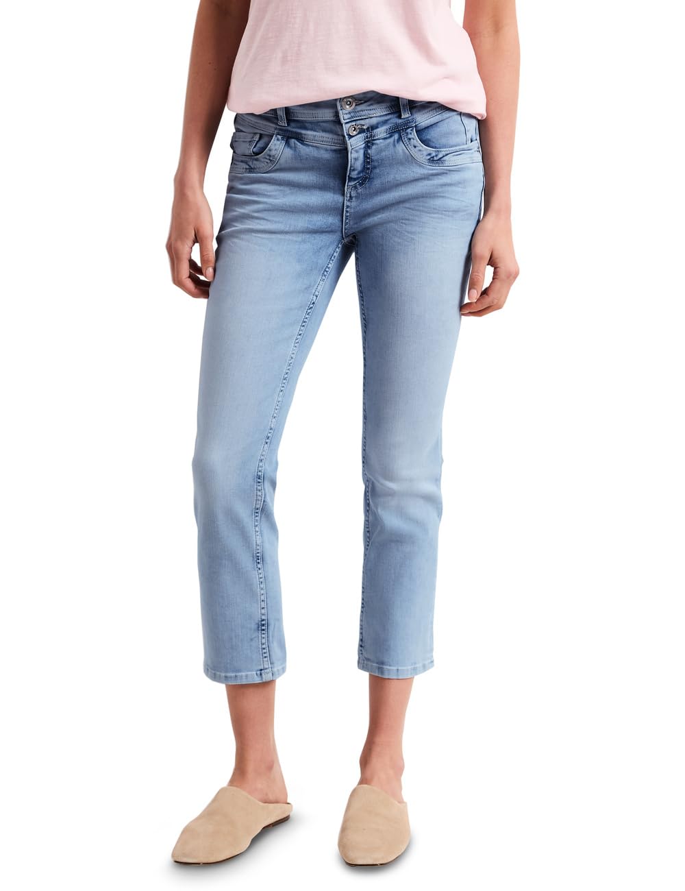 Street One Style Denim Jane 2-knopf 49_59 - Dżinsy 7/8 w stylu casual Kobiety