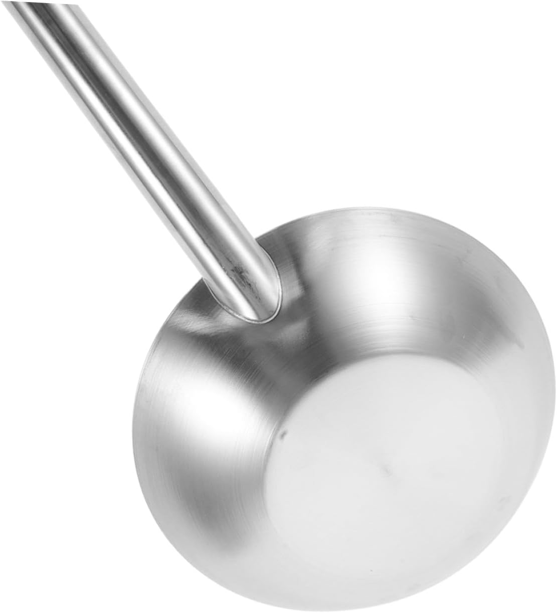 Ipetboom Stainless Steel Soup Ladle Spoon Long Handle 21cm Bailer Water Scoop Kitchen Utensil for Cooking and Serving, Convenient Non-magnetic Kitchen Tool for Home and Commercial Use