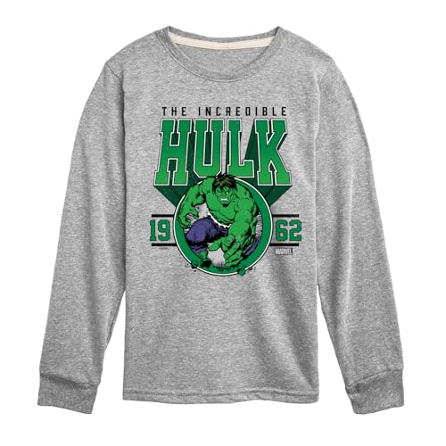 Marvel Hulk - Collegiate - Toddler and Youth Long Sleeve Graphic T-Shirt