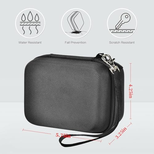 Image of VERTUS Carrying Case Storage Bag, Travel Case Cover for Insta360 Ace /Ace Pro /Ace Pro 2 Action Camera (Hard|Black)