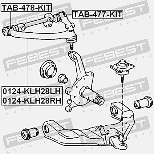 Amazon.com: Left Upper Front Arm Febest 0124-KLH28LH Oem 48067 