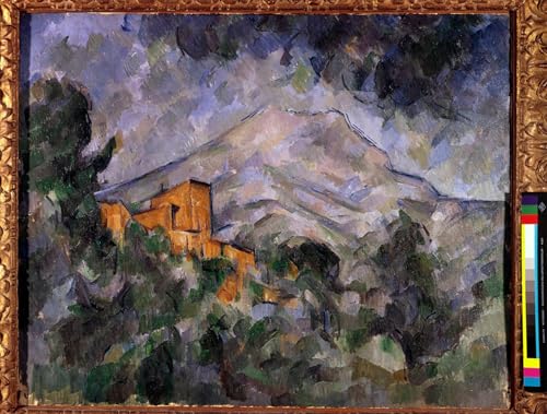 Toile Paul Cézanne 60x90cm La Victoire de la Montagne Sainte Déco Salon