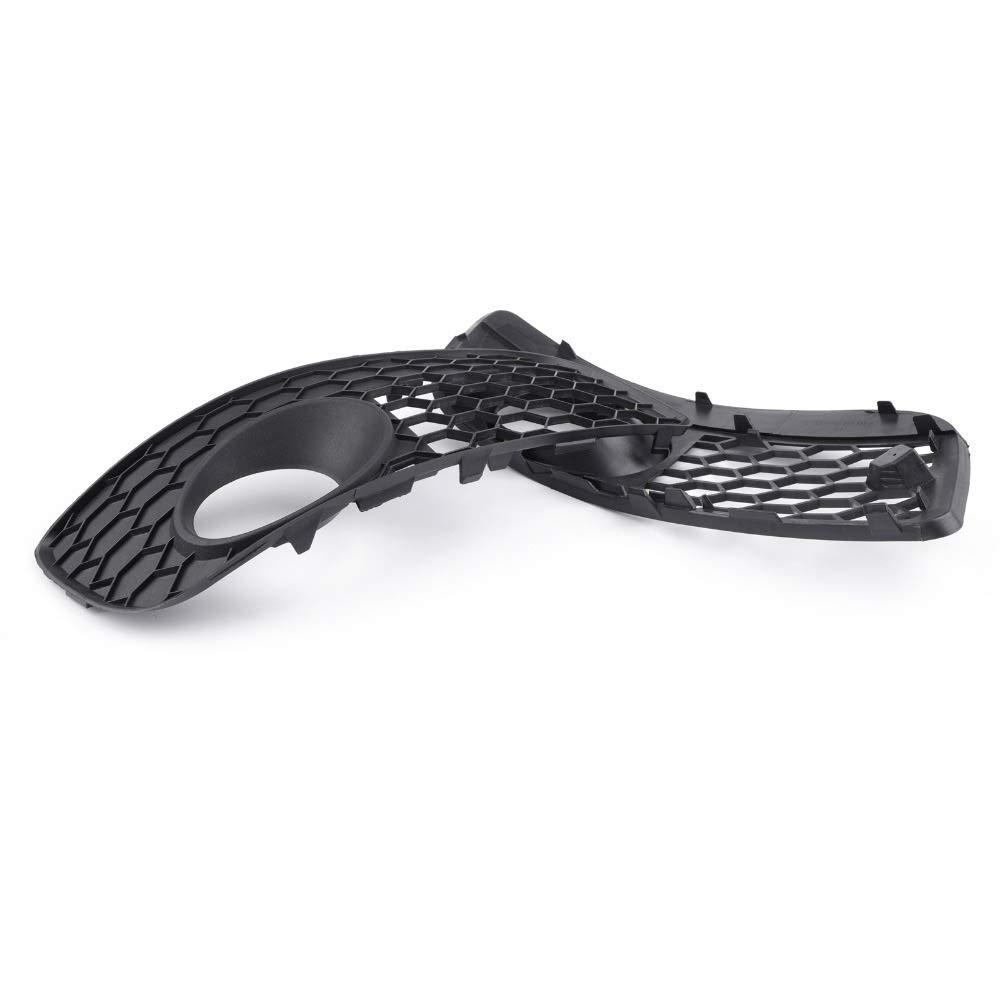 Car Left Right Front Bumper Fog Lamp Lights Grill Grille Fit for Volkswagen Golf MK5 2006-2009 Car Accesorios Parts Grille Front Fog Light (Color : One Pair) (Right)