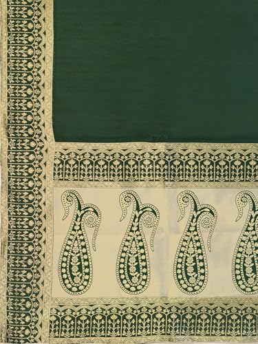 Image of PURVAJA Women's Kanjiwaram Semi-Stitched Lehenga choli