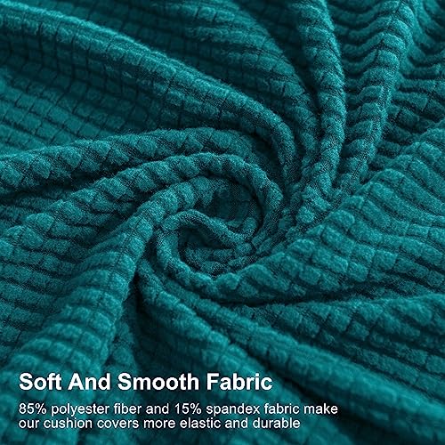 Chun Yi Stretch Chair Couch Cushion Cover Suitable For Armchair, Sofa Seat Slipcover With Spandex Jacquard Fabric(Small,Teal) #TOP5