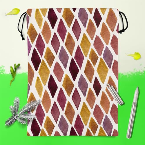 Image of ArtzFolio Checked D2 | Reusable Sack Bag | Bag for Gym, Storage, Vegetable & Travel