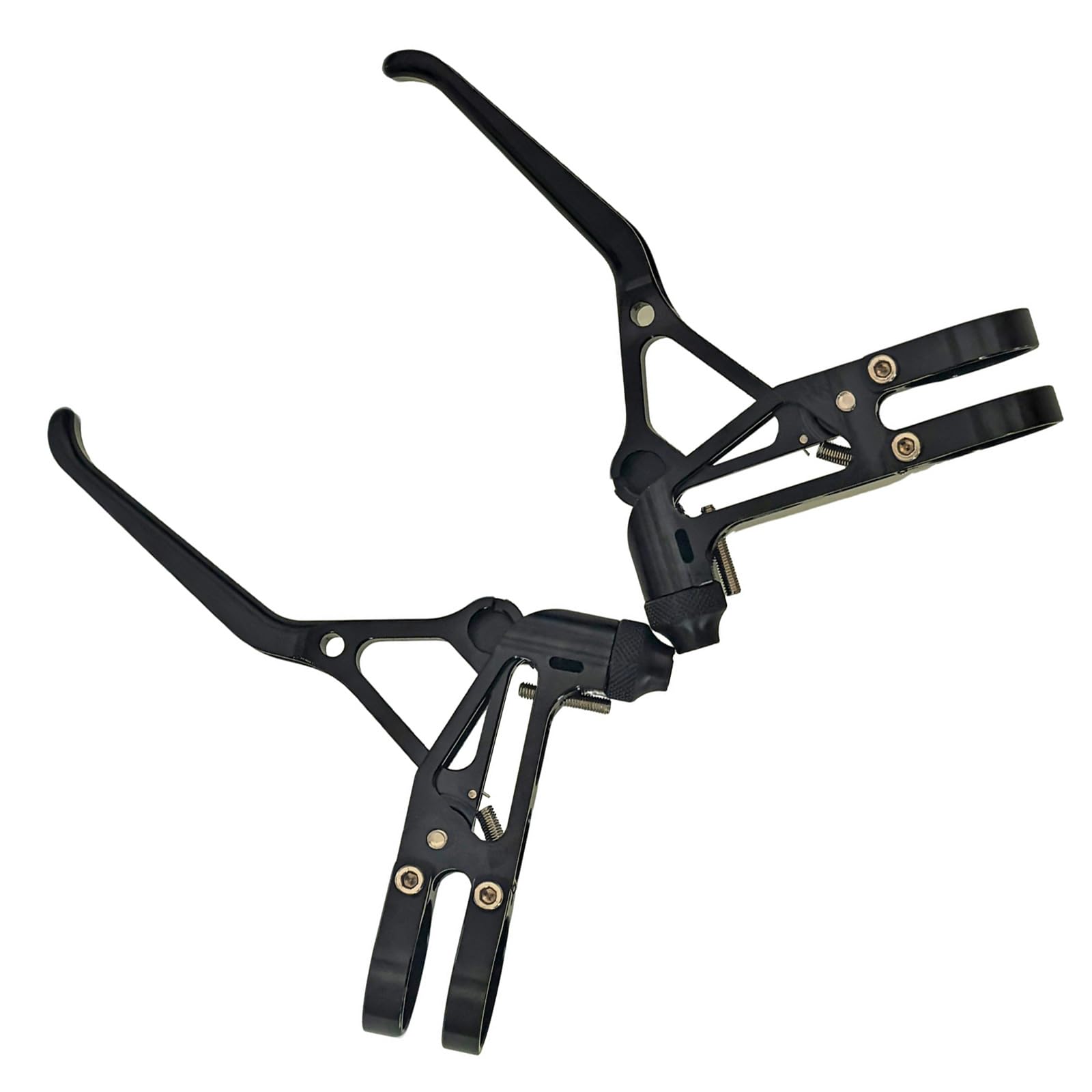 CAZSTYK Bikes Handlebars Brake Levers Cycle Brakes Handle, Aluminum Alloy Handlebars Brakes Handles Bikes Handbrake V C Disc Compatible