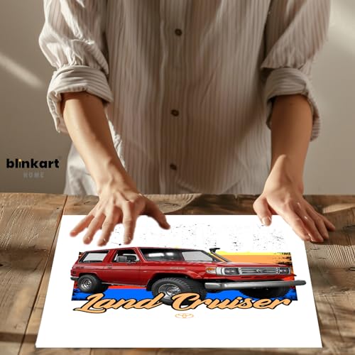 Image of BLINKART Toyota Land Cruiser (FJ40)Car Posters Sticker Gift Items for Boys Room Wall Decor || Comes with Double-Sided Tape|| Decoration Bedroom Living Room Office Studio Decor | 12x18 In (A3) - CAR-292