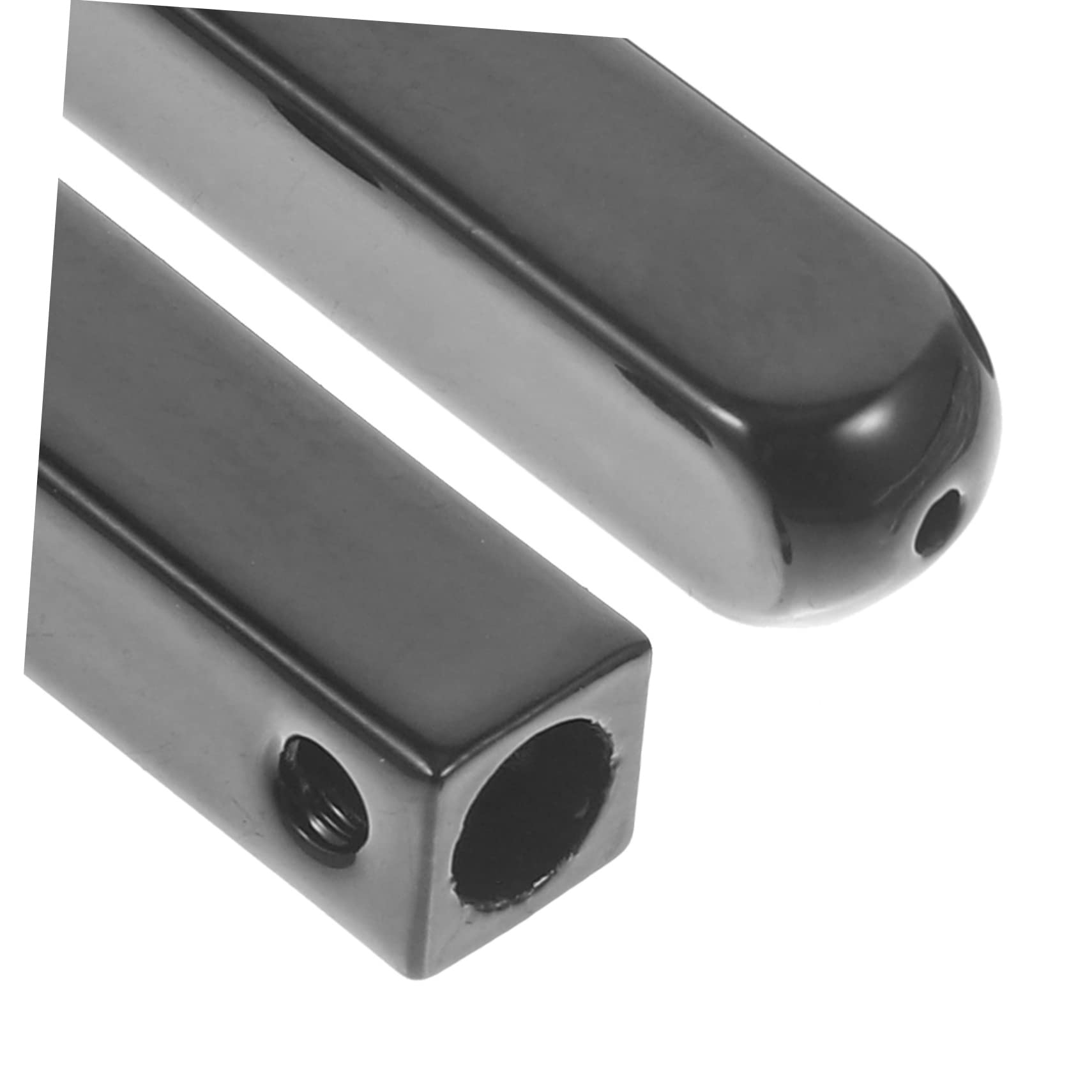 Abaodam 4 Sätze Zehenkappe Aus Metall Schnürsenkel Aus Leder Schnürsenkel Ohne Krawatte Schwarzer Schuh Für Turnschuhe Magnetische Armband Spitz Zinklegierung