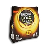 Nescafe Gold Blend 3-in-1 Instant Coffee (15 Single Serve Sticks) - Made with Premium Grade Fine Coffee Beans with Cream and Sugar - Imported from Nestle Malaysia