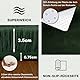 XSIVOD Flauschig Hochflor Teppich Dunkelgrün, Waschbarer Teppich 80x160 Wohnzimmer Anti Rutsch Extra Große Teppiche Schlafzimmer Weich Moderne Teppiche Matte Teppichen für Kinderzimmer