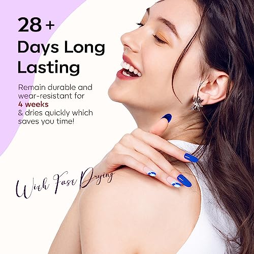 Image of modelones Chameleon Gel Nail Polish Set - 6 Colors Aurora Gel Polish Kit Blue Green Purple Red Brown Glitter Gel Polish Soak Off LED Nail Lamp Gel Nail Kit Home Gift DIY Salon for Women