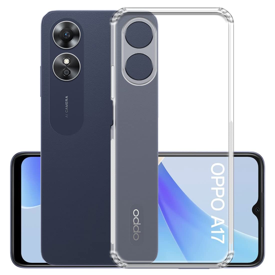 Amazon Brand- Solimo Basic Case for Oppo A17 4G (Silicone_Clear) (B0BRJV6Z1D) Amazon Price History, Amazon Price Tracker