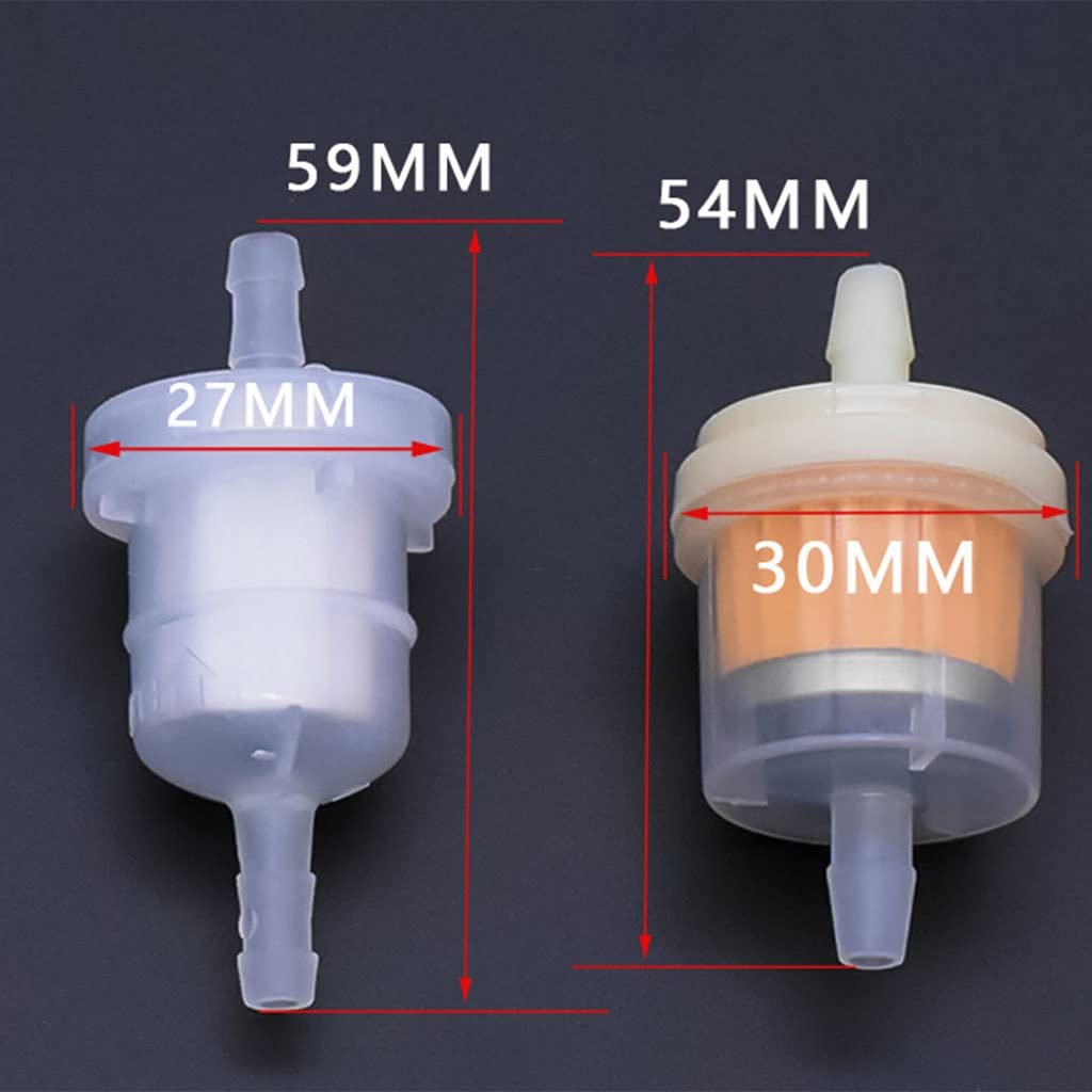 Elemento filtrante de gasolina con pantalla de malla en línea, accesorios for taza de aceite de motocicleta, 5 uds.(Magnet Oil Cup)