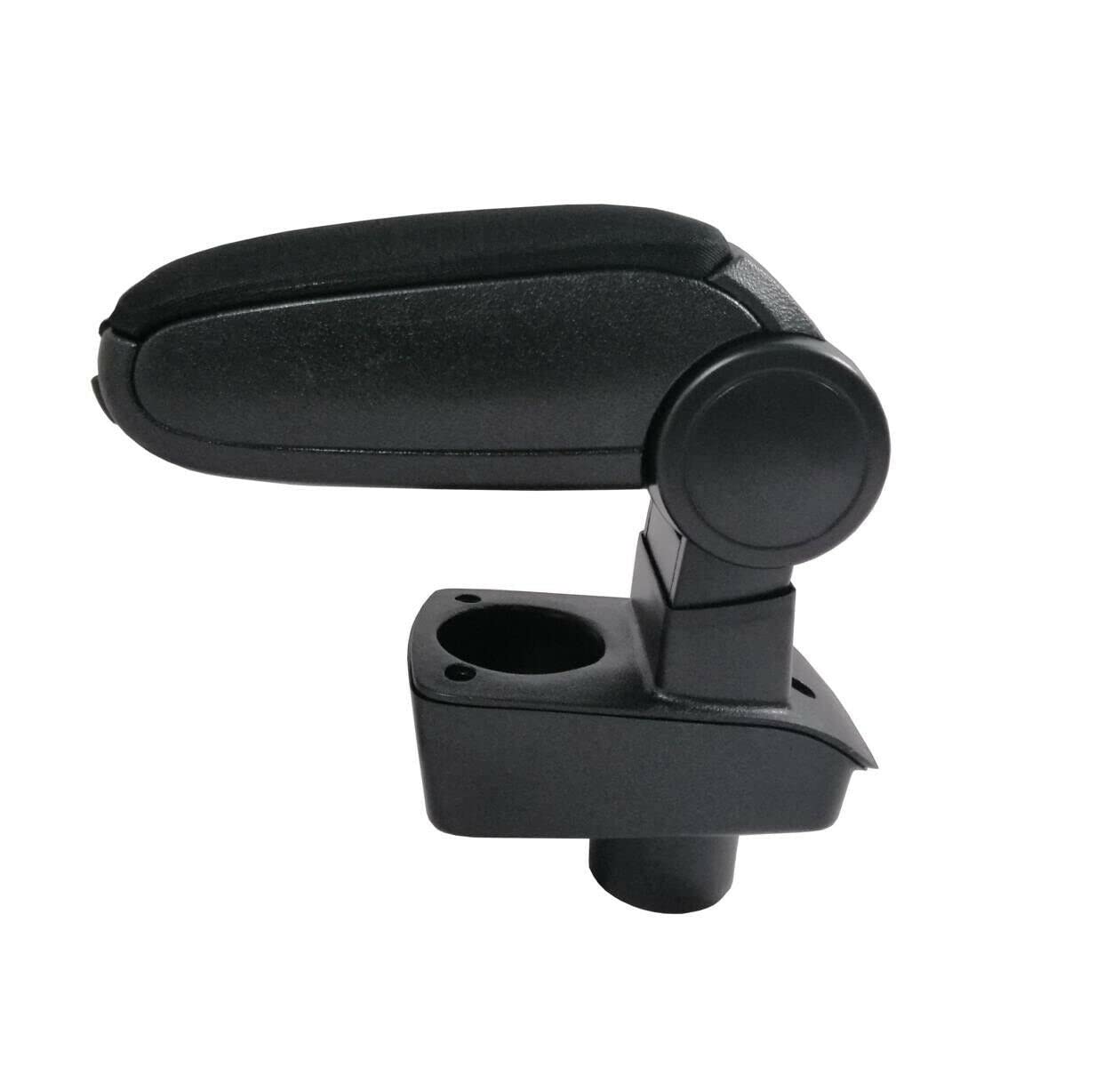 Bracciolo Auto Centrale Nero Automobile Appoggio Poggia Braccio Set Di Montaggio Tessuto Compatibile con Ford Fiesta VI Mk7 2008+