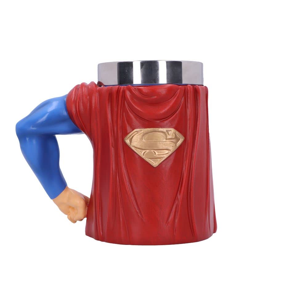 Nemesis Now Boccale con licenza ufficiale Superman Hero, blu, 16,3 cm