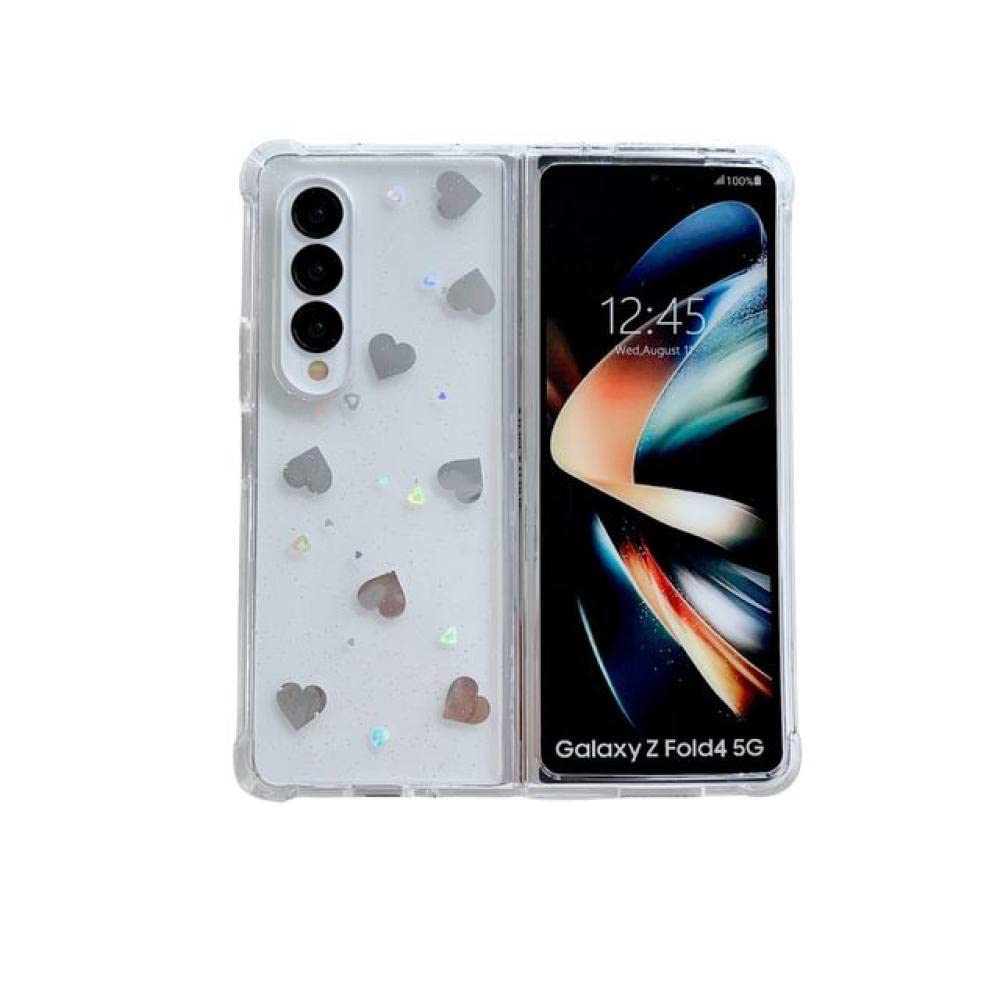 Amazon.co.jp: Samsung Galaxy Z Fold 4 3 ケース シルバー スター