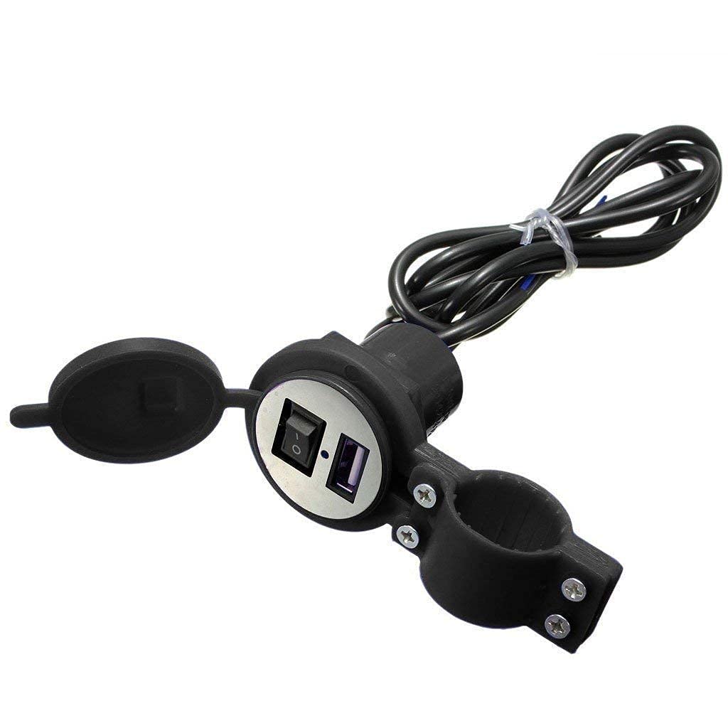 Bestrix USB Charger with Switch for Bike Motorcycle and Cars Silicone Waterproof Power Adapter Socket 5v-2A (B09YHPPXKR) Amazon Price History, Amazon Price Tracker