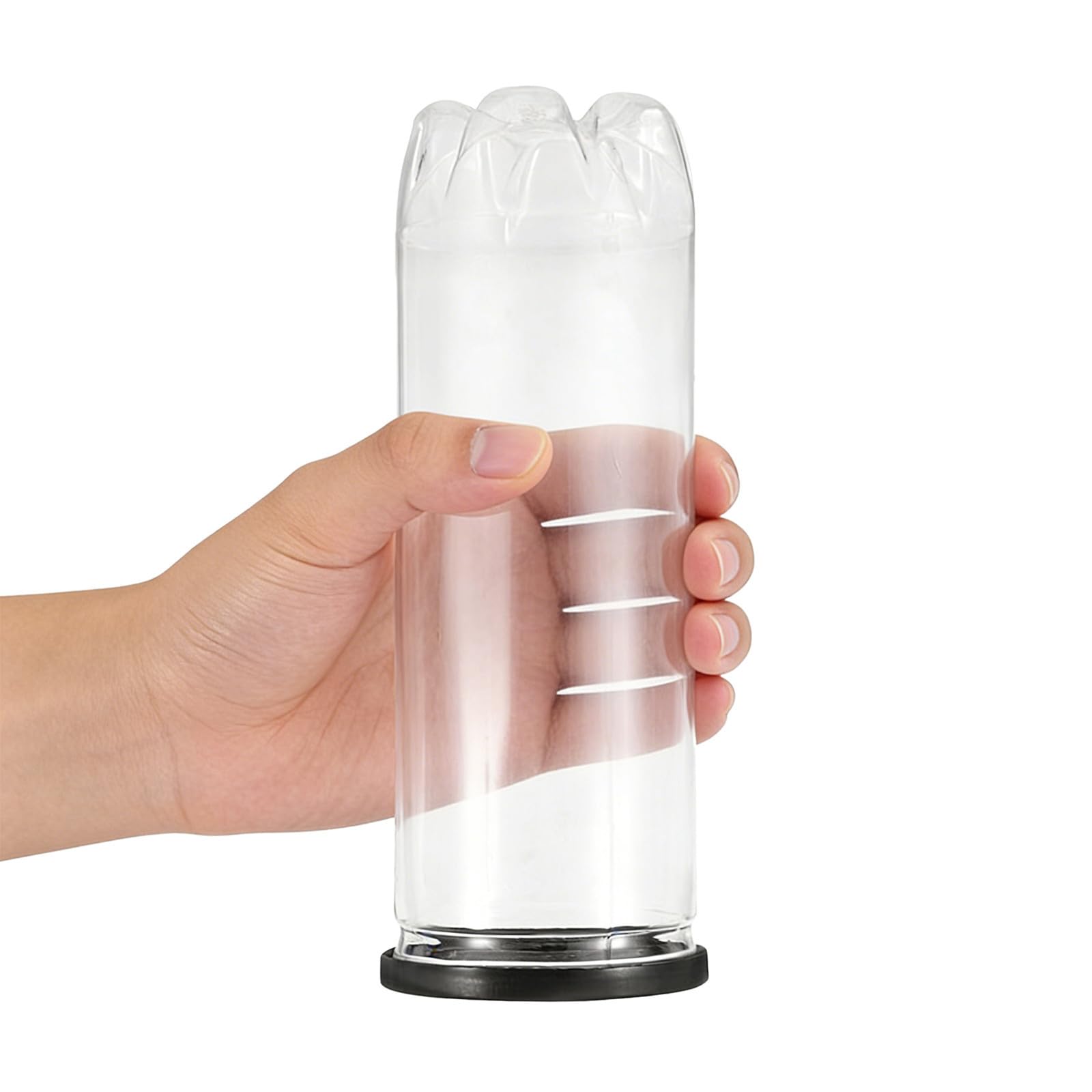 12 Piezas Tubo Transparente con Tapa de PVC para Balones de Tenis