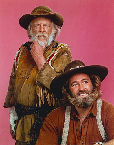 Denver Pyle Portrait in Brown Jacket with a Guy Photo Print (8 x 10)