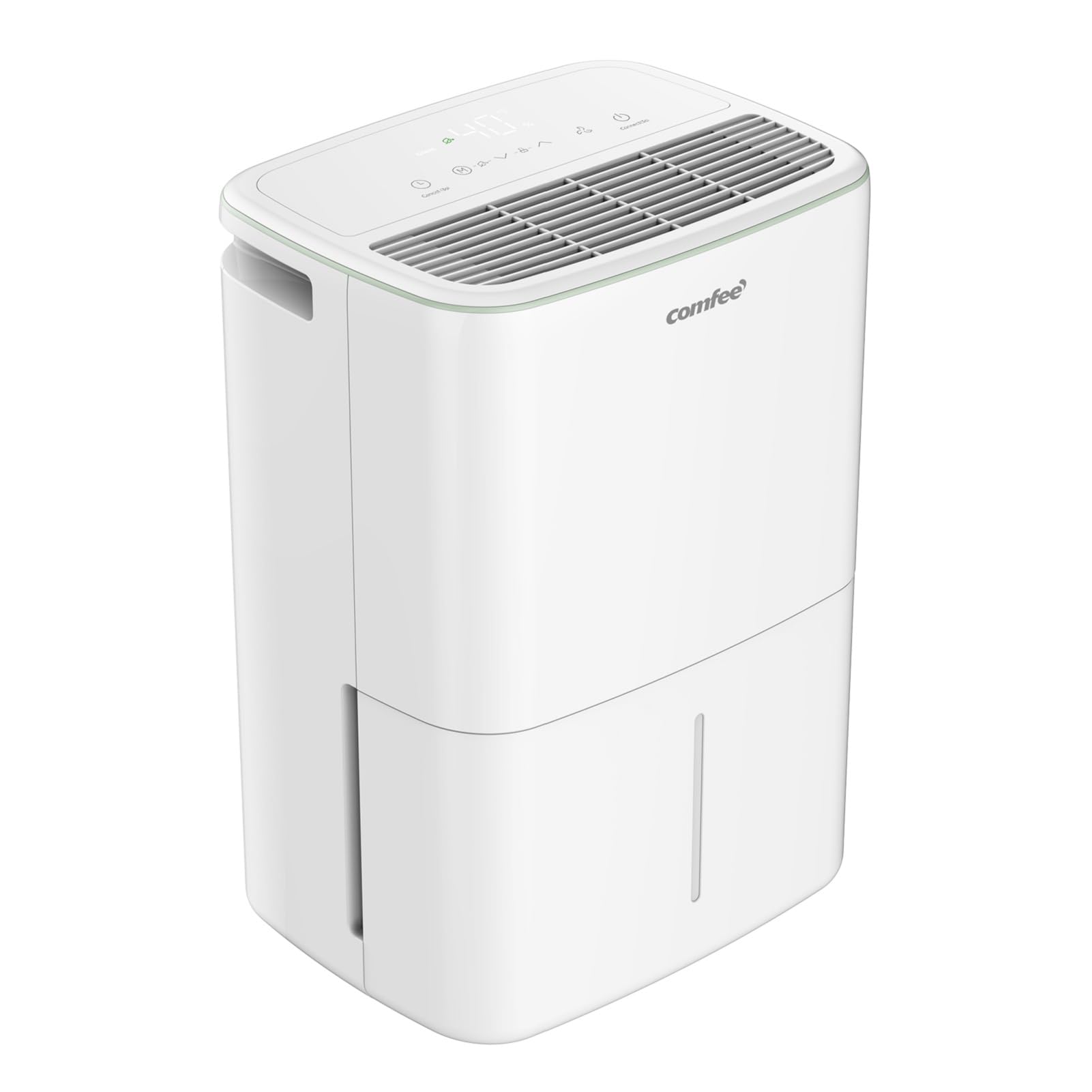COMFEE Luftentfeuchter 12 Liter/Tag, für Räume bis 50 m³, Automatische Abtauung, Kindersicherung, R290