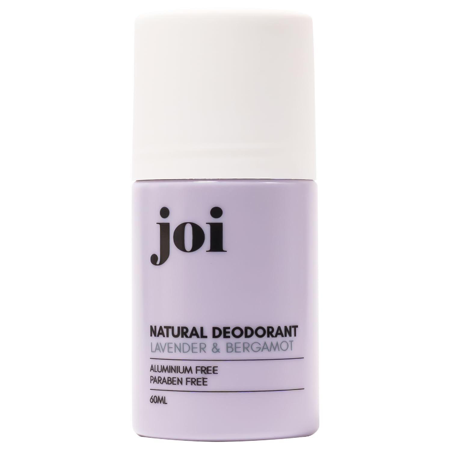 Joi Natural Lavender & Bergamot Deodorant Roll On Deodorant with Essential Oils for Women & Men, Aluminum Free with Baking Soda, Enhanced with Probiotics & Magnesium, Vegan & Cruelty-Free, 1.69Oz