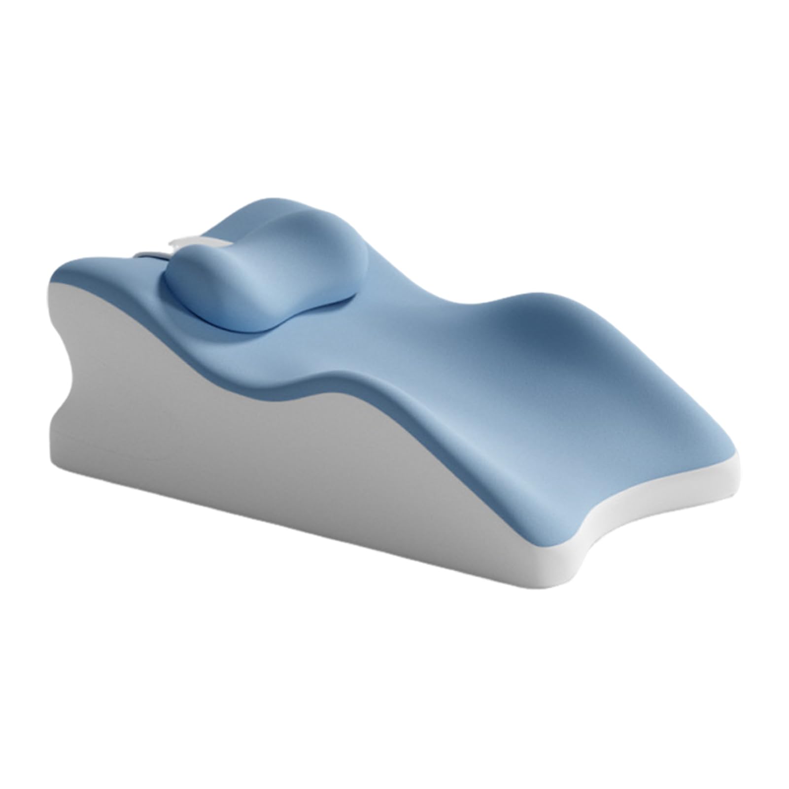 anwhriet Bed Wedge Pillow, Ergonomic Intimacy Support, 27-Degree Incline, Memory Foam Cushion for Intimacy Support & Back, Ideal for Couples Intimacy (Blue)