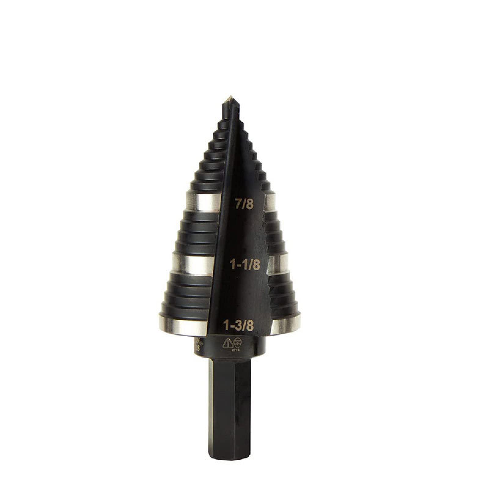 7/8 A 1-3/8 Doppio Scanalato HSS 6542 Titanio Rivestito Più Veloce Di Metallo Perforazione Passo Punta Del Trapano Metalli Platic Legno Cono Punte Da Trapano