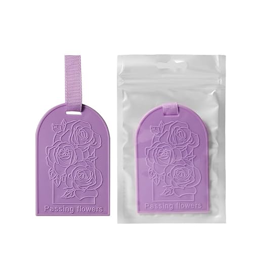 車載シリコン香片ペンダントアロマ持続散香香り振り子 (霧雨クチナシ)