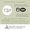 Failte-Womens-Claddagh-Silver-Ring-Irish-Wishbone-Ring-Made-in-Ireland Failte Claddagh Ring Womens Sterling Silver Wishbone Irish Made Size 10
