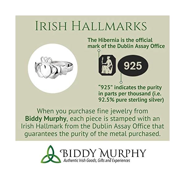 Failte-Womens-Claddagh-Silver-Ring-Irish-Wishbone-Ring-Made-in-Ireland Failte Claddagh Ring Womens Sterling Silver Wishbone Irish Made Size 10