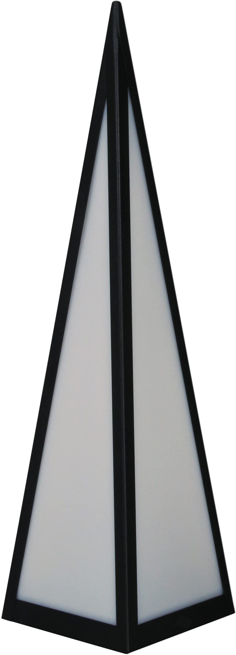 Luxform Lighting Battery Powered Pyramid Lamp (45cm Height) Outdoor or Indoor with 24 Flickering LED'S - Remote Control & Timer. [Energy Class A]